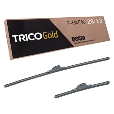 Imagem de TRICO Gold® 71,12 cm e 33 cm Pacote com 2 Palhetas de Limpador de Para-brisa de Substituição Automotiva para Meu Carro (18-2813), DIY e Visibilidade Superior na Estrada