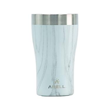 Imagem de COPO TÉRMICO DE CERVEJA ARELL COM ISOLAMENTO VÁCUO TULIP 500ML CARRARA MARBLE