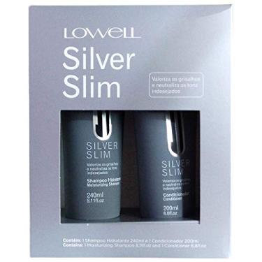 Imagem de Kit Shampoo 240ml + Condicionador 200ml Silver Slim Lowell