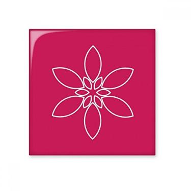 Imagem de Adesivo brilhante de azulejo de cerâmica com padrão de flor, pétala de flor