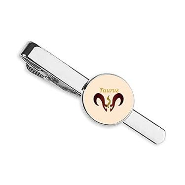 Imagem de Taurus Placa de gravata com clipe de gravata para presente homem de negócios