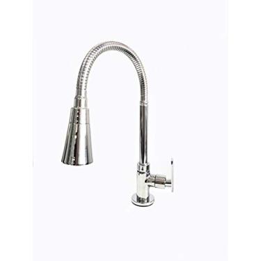 Imagem de Torneira Cozinha Gourmet Cromada Mesa 2 Jatos