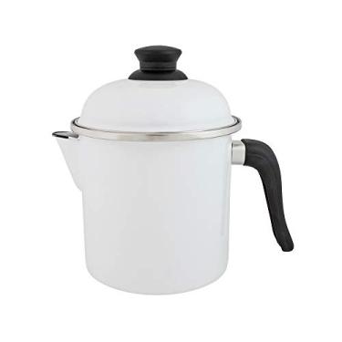 Imagem de Leiteira 16 Esmaltada Branca - 1800 ml - Ewel
