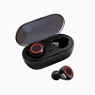 Imagem de Fone de ouvido Y50 TWS Bluetooth 5.7, Estéreo de graves com microfone Mini fones de ouvido esportivos