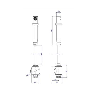 Imagem de Ducha Higiênica Deca Universal 1948.C.ACT.CR Cromada