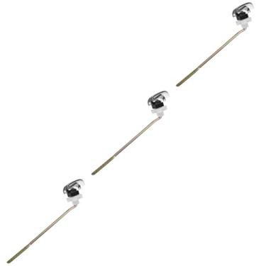 Imagem de Veemoon 3 Pecas Chave De Banheiro Alavanca De Alça De Banheiro Alavanca De Autoclismo Alça De Banheiro De Montagem Frontal Peças De Banheiro Abdômen Poste De Aço Tanque De Água