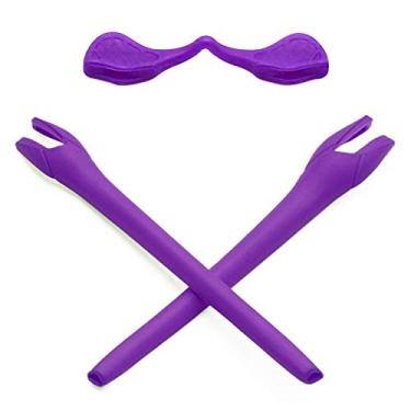 Imagem de Mryok Kits de substituição para óculos de sol Oakley Radar EV Series Asian Fit - Roxo