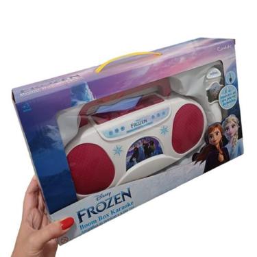 Imagem de Karaoke Boom Box Frozen Caixa De Som E Microfone 8371 - Candide
