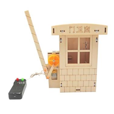 Imagem de menolana Quebra-cabeças de madeira ciência educacional artesanato elevador porta modelo brinquedos de desenvolvimento, kits de construção de experimento