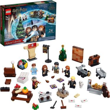 Imagem de Calendário do Advento de Harry Potter - 24 brinquedos legais, 6 minifiguras, 2021 (274 peças)