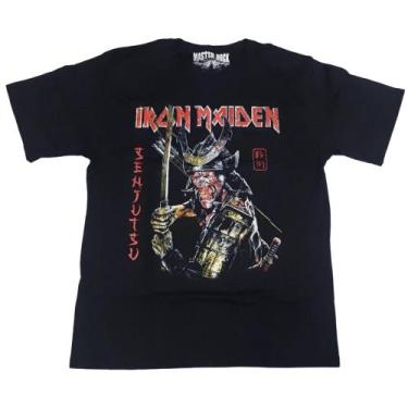 Imagem de Camiseta Iron Maiden Senjutsu Adulto Rock Preto Mr315 Rc - Master