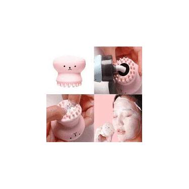 Imagem de Walmeck - Esponja de Limpeza Facial Macia de Silicone Formato Pó, Antibacteriano, Tratamento de Poros, Esfoliante