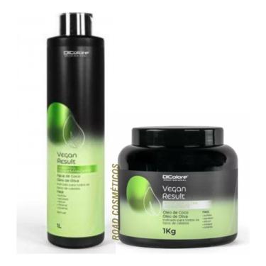 Imagem de Shampoo + Máscara Ultra Hidratante Vegan Result Dicolore Kit