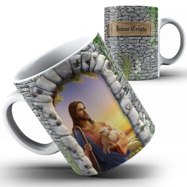 Imagem de Caneca Portal Jesus Cristo verdadeiro Pastor 24 (Preta)