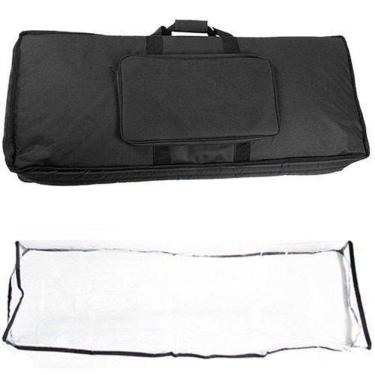 Imagem de Kit Capa Bag De Teclado Musical 5/8 + Cobertura O F E R T A