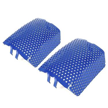 Imagem de IronHorse 1 par de cobertura de freio de pinça frontal cromada para modelos Harley Touring Road King Electra Street Glide FLHT FLHX e V-Road (azul)