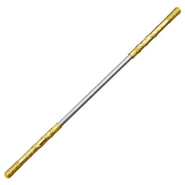 Imagem de damdos Adereço de Halloween 101,6 cm cosplay dourado Wukong Ruyi Jingu Bang, Wukong Cudgels Sticks, espuma de poliuretano, presentes de aniversário de Natal (udgel)