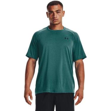 Imagem de Camiseta Masculina Under Armour Verde Escuro Tech Fit 1359378