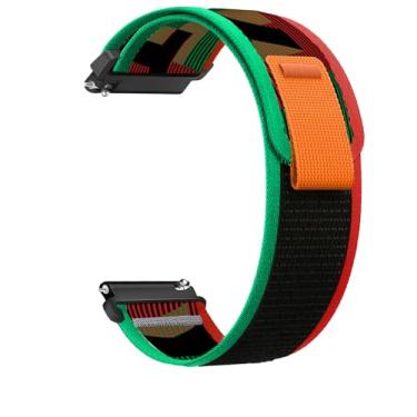 Imagem de Pulseira de nylon compatível com Samsung Galaxy Watch 7/FE/6/5 Pro 4 3/Watch 4 6 Classic/Active/Gear S2 S3 Frontier, pulseira esportiva de 20 mm e 22 mm para Galaxy Watch de 47 mm, 43 mm, 45 mm, 40