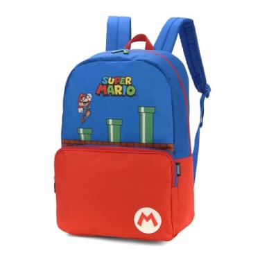 Imagem de MOCHILA AZUL SUPER MARIO - MS46941MO