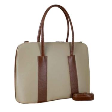 Imagem de Bolsa Pasta Para Notebook Feminina Executiva Grande Até 15.6 Polegadas (PASFEMNOT-BEGPRA)