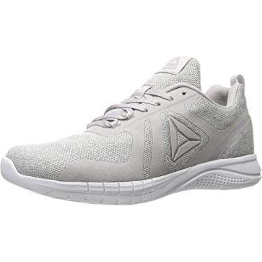 Imagem de Reebok Tênis de corrida feminino Print 2.0 CR, Cr - Cinza lilás/Cinza sussurro/Branco, 10