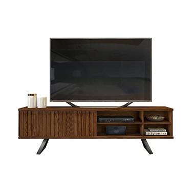 Imagem de Rack Bancada p/TV 70" c/pés Metálicos Francis DJ Móveis Caiena