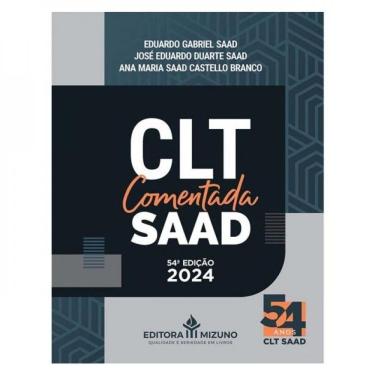 Imagem de Clt Comentada Saad - 2024