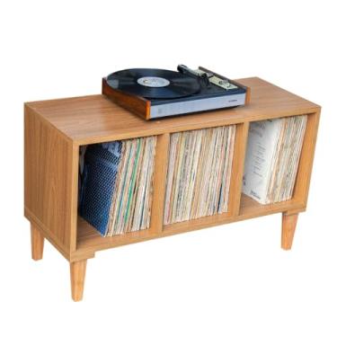 Imagem de Rack Para Vinil e Toca Discos PENY (Louro Freijó)