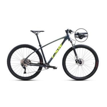 Imagem de Bicicleta aro 29 Tsw Jump sr 10V Preta e Amarela Deore e freios Shimano MT200