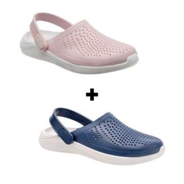 Imagem de Babuche Chinelo Feminino e Masculino KIT 2 PARES Sandália Adulto Confortável-Unissex