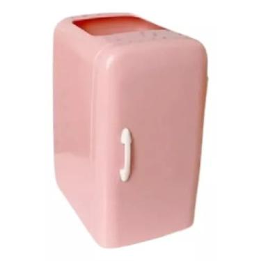 Imagem de Organizador Para Mesa Caneta Acessórios Mini Geladeira (Rosa)