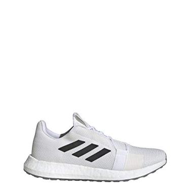 Imagem de adidas Senseboost Go Tênis masculino, Branco nuvem/cinza 6/branco giz, 39