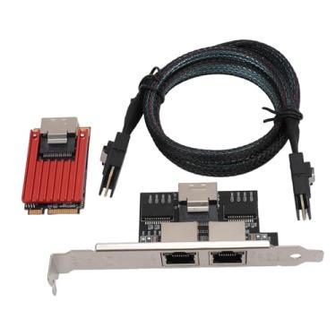 Imagem de Placa de rede PCIe Gigabit de porta dupla, adaptador Ethernet PCI Express de 1000 m, suporta IEEE 802.3 IEEE802.3AD, placa de rede LAN 1G para Windows, Windows Server, Linux
