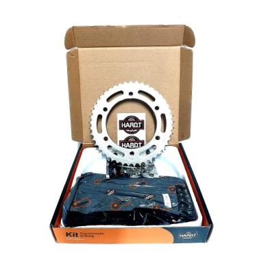 Imagem de Kit relaçao transmissao fazer 250 ys250 com retentor até 2017 novo har