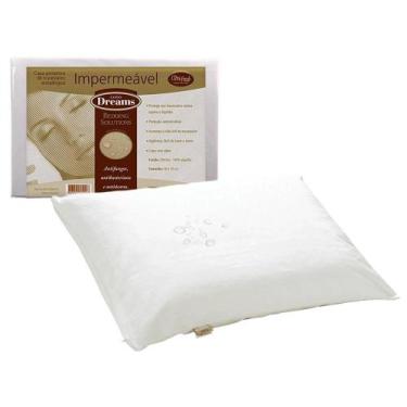 Imagem de Capa de Travesseiro Sonho e Conforto - 85% algodão, Branco, 50x70cm