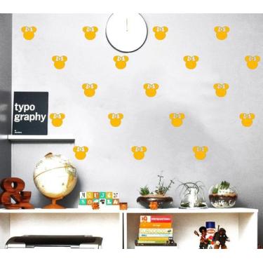 Imagem de Kit 90 adesivos da Minnie 6cm x 5,3cm cada Decoração Casa Sala, Quarto