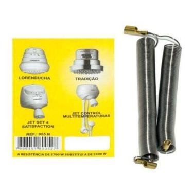 Imagem de Resistência Chuveiro Ducha Jet Set 4 - 220v 6800w Lorenzetti, Prateado