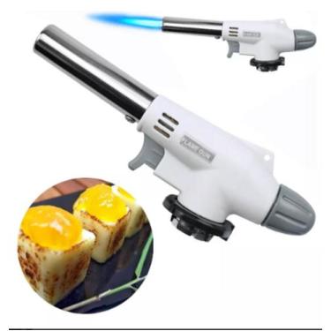 Imagem de Maçarico Culinário Profissional Cozinha Regulagem Gourmet Portátil - b