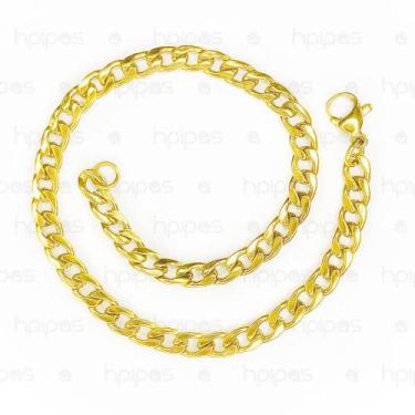 Imagem de Pulseira Masculina 2,5 mm Banhada Ouro 18k Modelo 3x1 - Oremte
