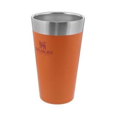 Imagem de Copo Térmico Stanley Cerveja Chopp Laranja sem Tampa 473ml, Laranja