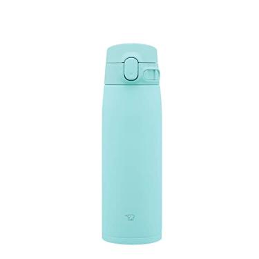Imagem de Zojirushi Garrafa de água SM-VA60-AM, caneca de aço inoxidável de um toque, sem costura, 600 ml, azul menta