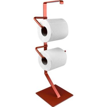 Imagem de Suporte Para Papel Higiênico Luxe - Genus Móveis, Cobre