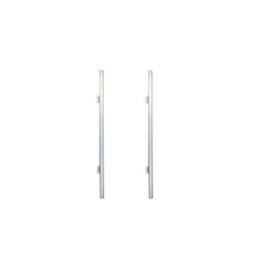 Imagem de Kit c/ 2 Puxador Tubular Para Porta de Correr 60cm - Alfer - Branco - 