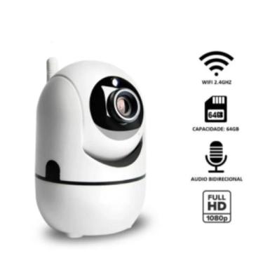 Imagem de Mini Camera Ip Hd Wifi Sensor Movimento Automatico E Audio - GN