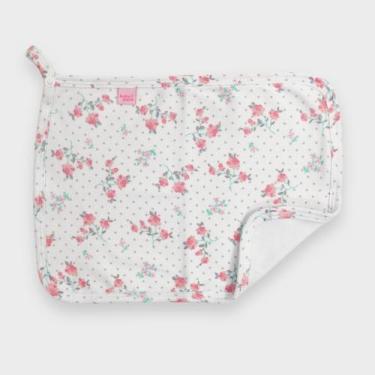 Imagem de Toalha de Boca com Prendedor de Chupeta - Baby Duck, Floral B