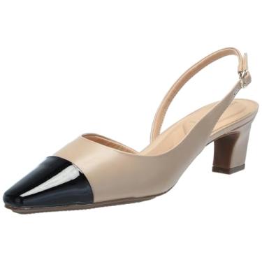 Imagem de Anne Klein Sapato feminino SADELLA, preto nude, 38, Preto nude, 8