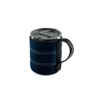 Imagem de GSI Outdoors Caneca de neoprene leve Infinity para mochileiro de neoprene para acampamento e mochila - 500 ml - azul mesclado