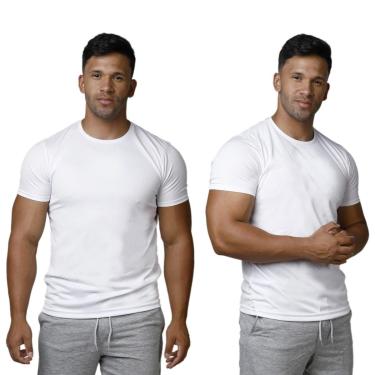 Imagem de Kit 2 Camisetas Masculina Ultraleve Treino Corrida Academia-Masculino
