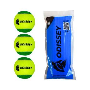 Imagem de Bolas De Beach Tennis Kit Com 3 Unidades Praia Bolinha - Odissey Beach